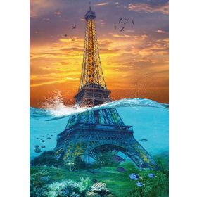 Nova 1500 Parça Fantastik Eyfel Kulesi Mini Puzzle
