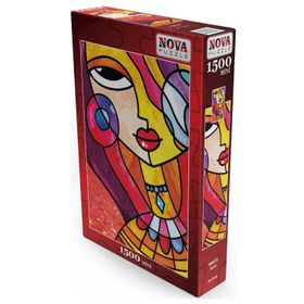 Nova 1500 Parça Mini Süslü Kız Puzzle