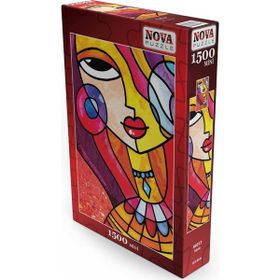 Nova 1500 Parça Mini Süslü Kız Puzzle