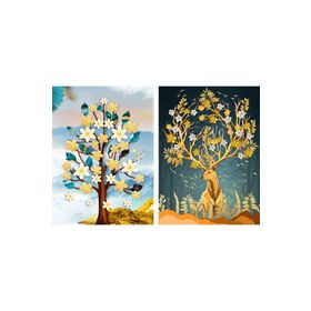 Nova 2x1000 Parça Geyik ve Ağaç Puzzle