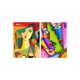 Nova 2x1000 Parça Kübist Portre ve Soyut Yüzler Puzzle