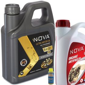 Nova 5W-30 SN 4 lt + 3 lt Kırmızı Antifriz Motor Yağı