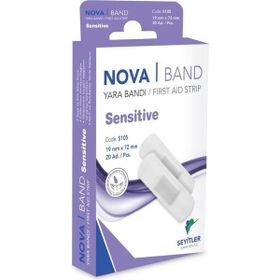 Nova Band Sensitive 20 Adet Yara Bandı