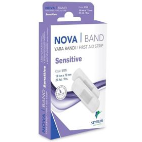 Nova Band Sensitive 20 Adet Yara Bandı