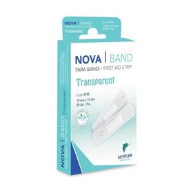 Nova Band Transparent 20 Adet Yara Bandı