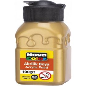 Nova Color 100 gr Altın Akrilik Boya