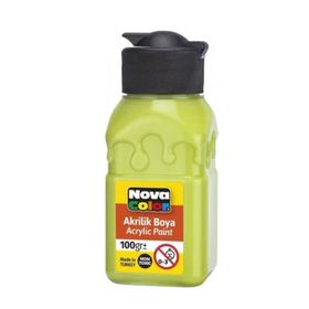Nova Color 100 ml 2027 Fıstık Yeşili Akrilik Boya
