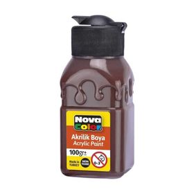 Nova Color 100 ml Kahverengi Akrilik Boya