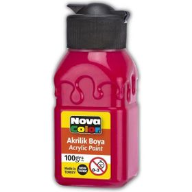 Nova Color 100 ml Kırmızı Akrilik Boya