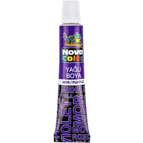 Nova Color 12 Adet NC-135 Mor Tüp Yağlı Boya
