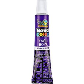 Nova Color 12 Adet NC-135 Mor Tüp Yağlı Boya