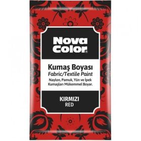 Nova Color 12 gr Kırmızı Toz Kumaş Boyası