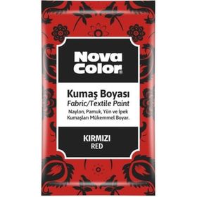 Nova Color 12 gr Kırmızı Toz Kumaş Boyası