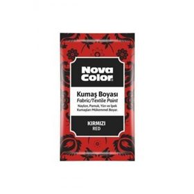 Nova Color 12 gr Kırmızı Toz Kumaş Boyası