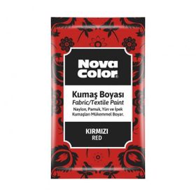 Nova Color 12 gr Kırmızı Toz Kumaş Boyası