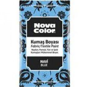 Nova Color 12 gr Mavi Toz Kumaş Boyası