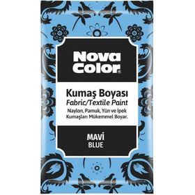 Nova Color 12 gr Mavi Toz Kumaş Boyası