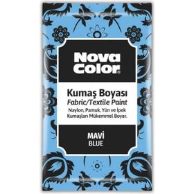 Nova Color 12 gr Mavi Toz Kumaş Boyası