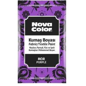 Nova Color 12 gr Mor Toz Kumaş Boyası