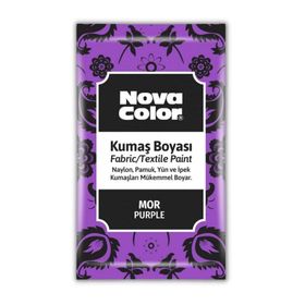 Nova Color 12 gr Mor Toz Kumaş Boyası