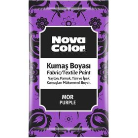 Nova Color 12 gr Mor Toz Kumaş Boyası