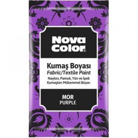 Nova Color 12 gr Mor Toz Kumaş Boyası