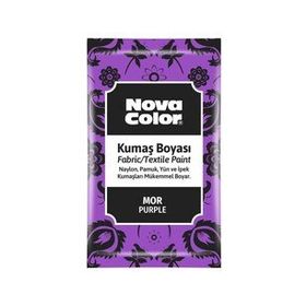 Nova Color 12 gr Mor Toz Kumaş Boyası