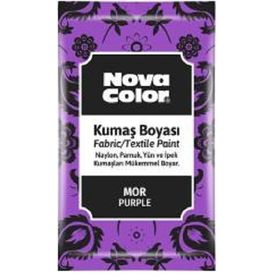 Nova Color 12 gr Mor Toz Kumaş Boyası