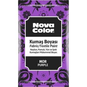 Nova Color 12 gr Mor Toz Kumaş Boyası