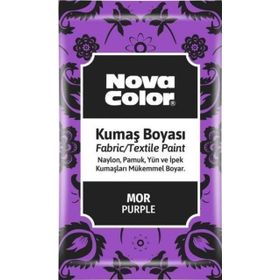 Nova Color 12 gr Mor Toz Kumaş Boyası
