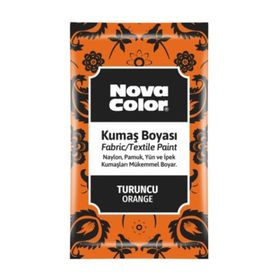 Nova Color 12 gr Turuncu Toz Kumaş Boyası