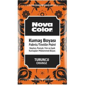 Nova Color 12 gr Turuncu Toz Kumaş Boyası