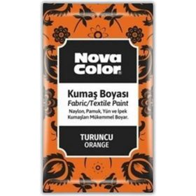 Nova Color 12 gr Turuncu Toz Kumaş Boyası