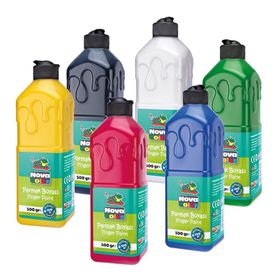 Nova Color 500 gr 6 Renk Set Parmak Boyası