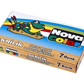 Nova Color 7 Renk Tüp 7 gr Akrilik Boya