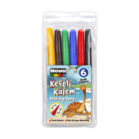 Nova Color İnce Uçlu 6'lı Keçeli Kalem