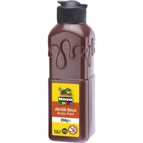 Nova Color Kahverengi 250 ml Akrilik Boya