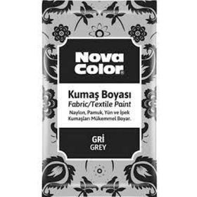 Nova Color Kumaş Boyası Toz Gri 12 gr.