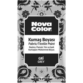 Nova Color Kumaş Boyası Toz Gri 12 gr.