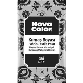 Nova Color Kumaş Boyası Toz Gri 12 gr.