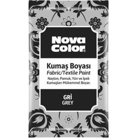 Nova Color Kumaş Boyası Toz Gri 12 gr.
