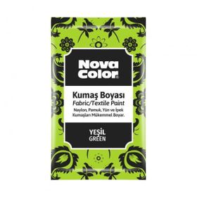 Nova Color Kumaş Boyası Toz Yeşil 12 gr.