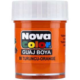 Nova Color NC-110 Turuncu Şişe Guaj Boya