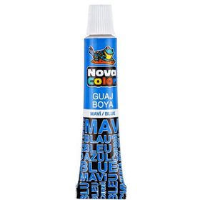 Nova Color NC-117 Mavi 12'li Tüp Guaj Boya