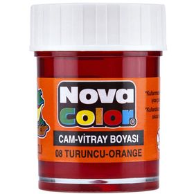 Nova Color NC-156 Turuncu Su Bazlı Şişe Cam Boyası
