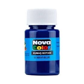 Nova Color NC-161 Mavi Kumaş Boyası