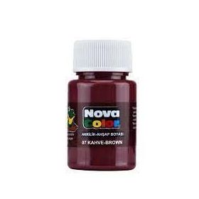 Nova Color NC-175 Kahverengi Akrilik Boya Şişe