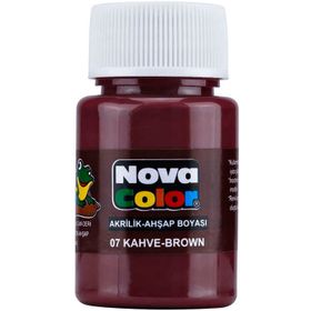 Nova Color NC-175 Kahverengi Akrilik Boya Şişe