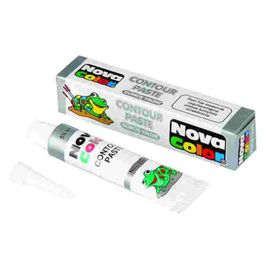 Nova Color Nc-185 Gümüş Renk Contür Paste