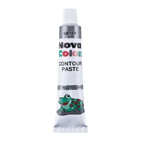 Nova Color Nc-185 Gümüş Renk Contür Paste
